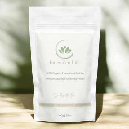 Organic ceremonial matcha powder 100g by Inner Zen Life